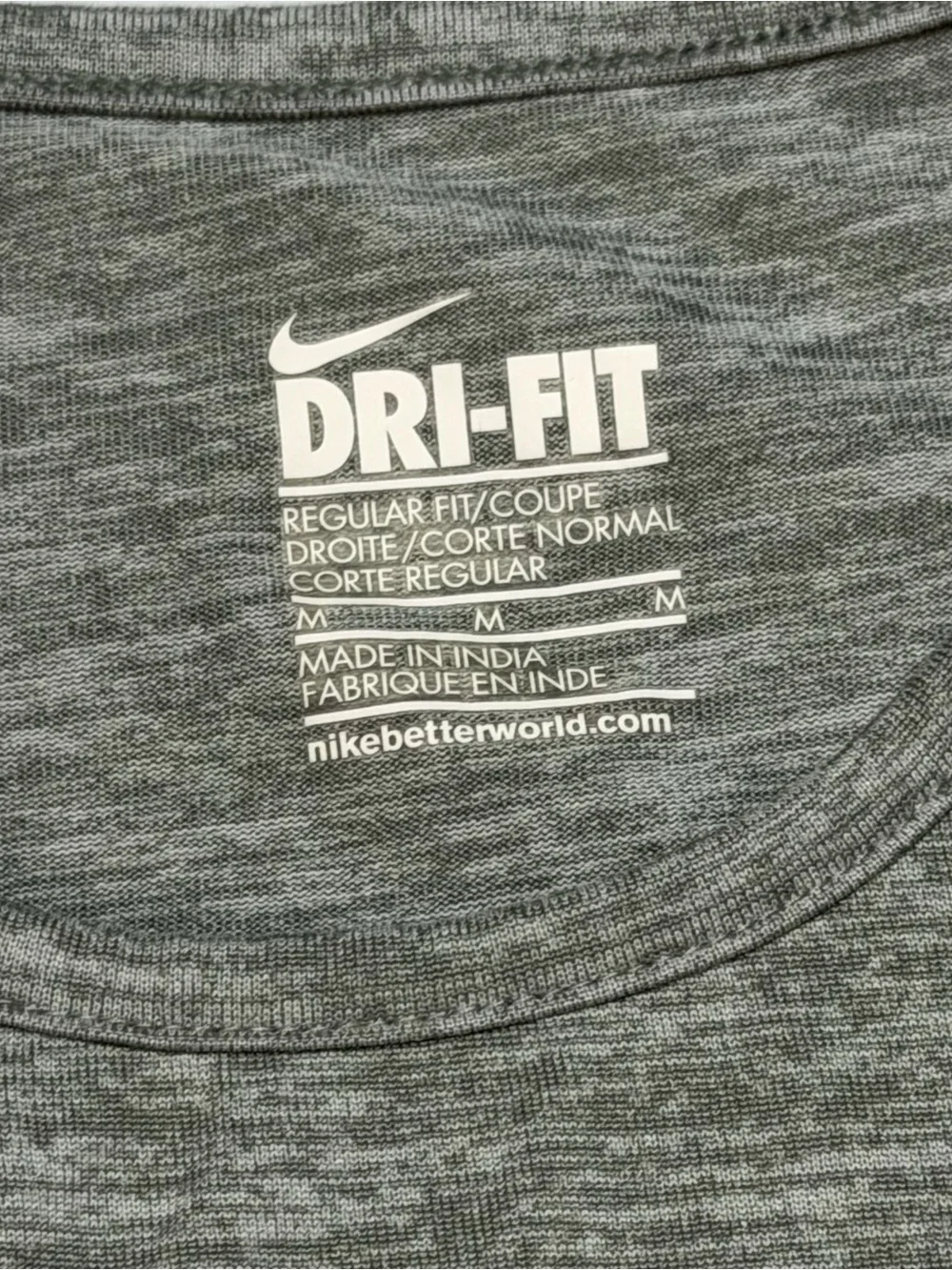Nike Gray Dri-FIT Athletic Tank Top